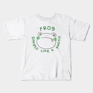 frog shaped like a friend Kids T-Shirt